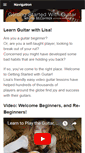 Mobile Screenshot of gettingstartedwithguitar.net